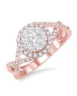 Shine Bright XeArLys OraZenLo 14K White Gold Diamond Ring