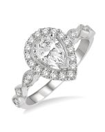 Selene Sonnet Diamond Semi-Mount Ring
