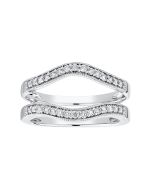 Diamond Prong Set Insert Ring