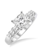 Midnight Apollo 14K White Gold Diamond Engagement Ring
