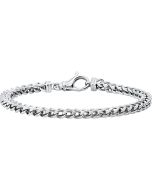 10k White Gold Franco Link Bracelet