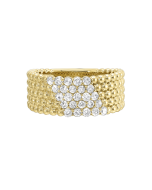 LoThRa 14K Yellow Gold Diamond Ring