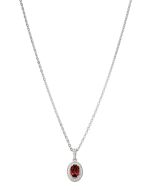 Shadowfire Garnet Pendant