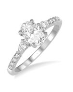 Verdant Allure Diamond Semi-Mount Ring