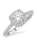 LysLuxOra 14K White Gold Diamond Ring