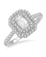 Andromeda Arcane 14K White Gold Diamond Engagement Ring