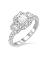 LysIonTh LuxElTh 14K White Gold Diamond Ring