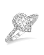 Signature Echo 14K White Gold Diamond Engagement Ring