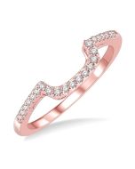 SolXeEl LinOnCa LuxLysVio 14K Rose Gold Diamond Ring