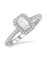 SolLoCa 14K White Gold Diamond Ring