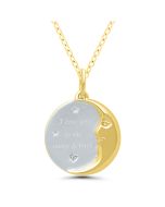 I Love You to The Moon and Back Necklace