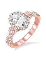 Hermes Majestic White Gold Diamond Engagement Ring