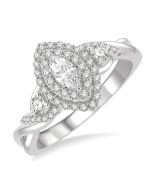 Nyx Sapphirea Diamond Engagement Ring