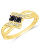 LoVelOn Diamond 10K Yellow Gold Ring