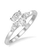 Persephone Royale 14K White Gold Diamond Engagement Ring