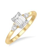 ZenLuxEl IsElVer 14K White Gold Diamond Ring