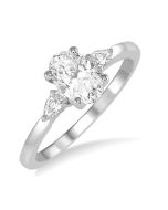 Poseidon Regalia 14K White Gold Diamond Engagement Ring