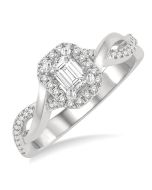 Dawn Eternelle 14K White Gold Diamond Engagement Ring