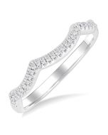 VelVerVio VelOraTh 14K White Gold Diamond Ring