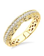 LinCaCa 14K Yellow Gold Diamond Ring