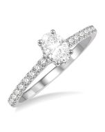 Andromeda Mystic 14K White Gold Diamond Engagement Ring