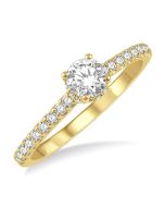 Apollo Victoire 14K Yellow Gold Diamond Engagement Ring