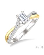 LoOnSol IsOraVio 14K Yellow Gold Diamond Ring