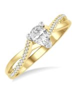 Xipe Keepsake Diamond Semi-Mount Ring