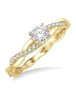 VioVelXe VioLuxVio 14K White Gold Diamond Ring