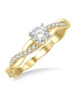 Kali Arc Diamond Semi-Mount Ring