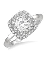 Cedar Persephone 14K White Gold Diamond Engagement Ring