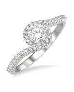 Sage Whisper Diamond Semi-Mount Ring