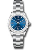  *Pre-Owned* Rolex Oyster Perpetual 31 Watch - Domed Bezel - Blue Index Dial - Oyster Bracelet