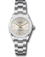  *Pre-Owned* Rolex Oyster Perpetual 31 Watch - Domed Bezel - Silver Index Dial - Oyster Bracelet