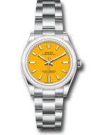  *Pre-Owned* Rolex Oyster Perpetual 31 Watch - Domed Bezel - Yellow Index Dial - Oyster Bracelet