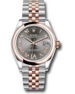  *Pre-Owned* Rolex Steel and Everose Gold Datejust 31 Watch - Domed Bezel - Mother-Of-Pearl Diamond Dial - Jubilee Bracelet