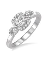 Pine Keepsake Diamond Semi-Mount Ring
