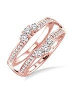 CaLysZen 14K Rose Gold Diamond Ring