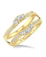 Umbra Diamond Insert Ring Yellow Gold Diamond Wrap & Enhancer