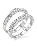 XeThRa ElElEl 14K White Gold Diamond Ring