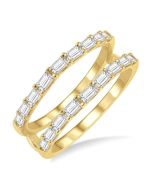 LoZenLys 14K Yellow Gold Diamond Ring