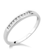Luminara Chorus Symphony Channel Set Diamond Wedding Band