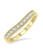 Artemis Noble Aura Curved Diamond Wedding Band