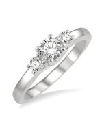 Dawn Splendor Diamond Three Stone Ring