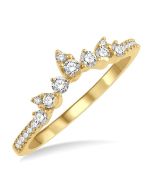 Isolde Mirage Grace OnLoOn AeLin LoVioEl 14K Yellow Gold Diamond Ring