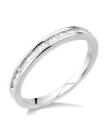 Andromeda Noble Poise Channel Set Baguette Diamond Wedding Band