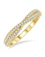 OraZenCa 14K Yellow Gold Diamond Ring