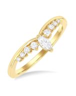 OraSolAe 14K Yellow Gold Diamond Ring