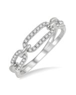 RaLo 14K White Gold Diamond Ring