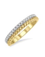 Azura Embrace Harbor VioVelIs LysOra 14K Yellow Gold Diamond Ring